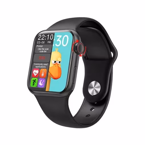 ساعت مچی هوشمند مدلHW12 سایز 40 میلی متری در دو رنگ قرمز و مشکی