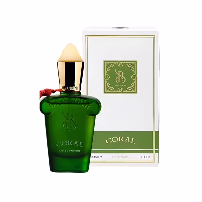 عطر جیبی ادوپرفیوم مردانه کورال برندینی مدل Brandini Coral Men Eau De Parfum For Men