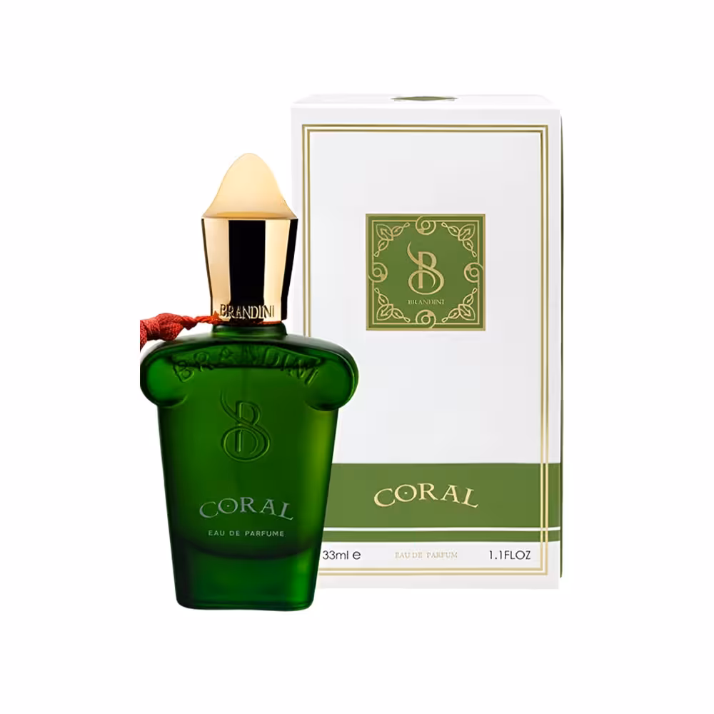 عطر جیبی ادوپرفیوم مردانه کورال برندینی مدل Brandini Coral Men Eau De Parfum For Men