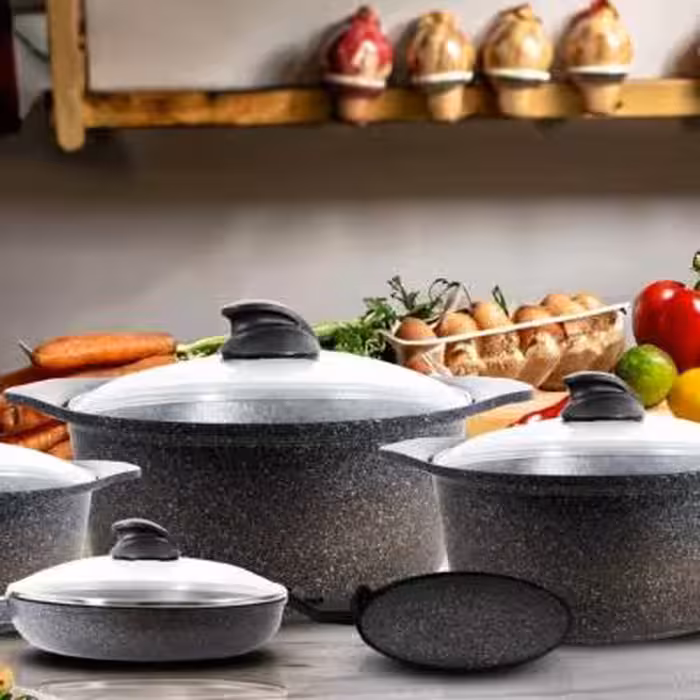 سرویس قابلمه 9پارچه گرانیتی عرشیا مدل 2450