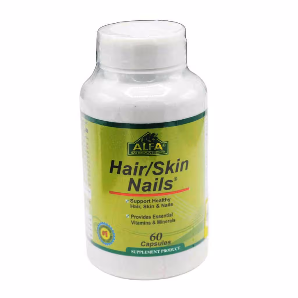 کپسول هیر اسکین نیلز 60 عددی آلفا ویتامینز Alfa Vitamins