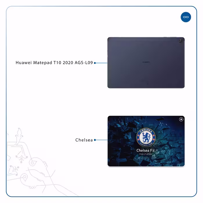 برچسب پوششی ماهوت مدل Chelsea مناسب برای تبلت هوآوی Matepad T10 2020 AGS-L09
