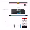 برچسب پوششی ماهوت مدل adidas-Logo مناسب برای تبلت سامسونگ Galaxy Tab A 9.7 2015 T550