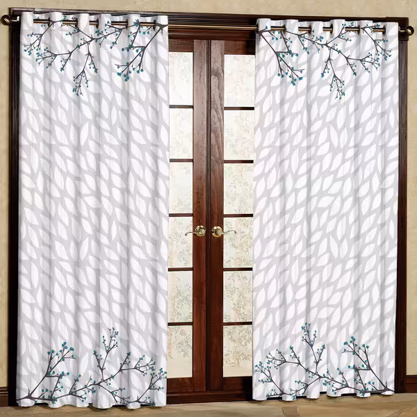 پرده مدل چاپی هازان پانچی کد 181 سایز 280x140 سانتی متر