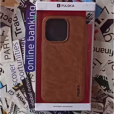 کاور پولوکا مدل Leather مناسب برای گوشی موبایل اپل IPhone 13 pro Max