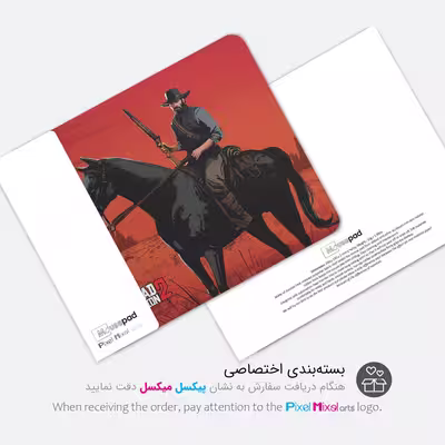 ماوس پد پیکسل میکسل مدل DEAD REDEMPTION 2 کد GARD17