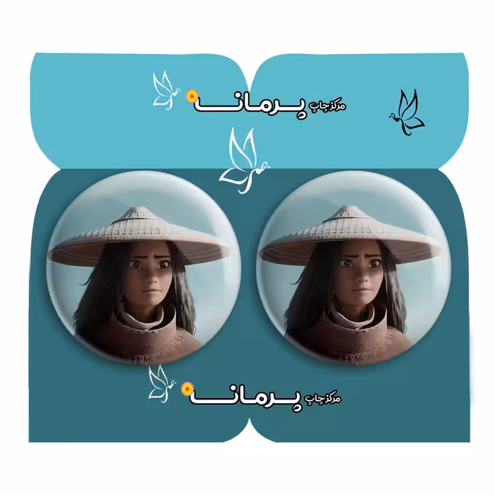 پیکسل پرمانه طرح Raya and the Last Dragon کد pm2n.28202 مجموعه 2 عددی