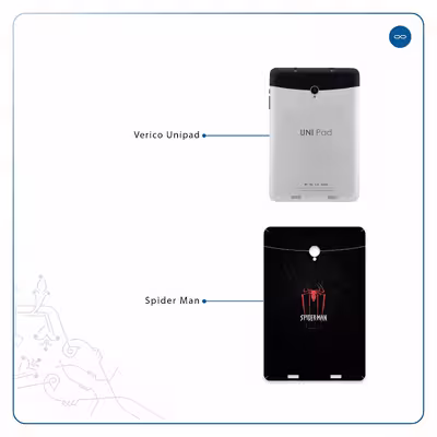 برچسب پوششی ماهوت مدل Spider-Man مناسب برای تبلت وریکو Unipad