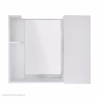 ست آینه و باکس سرویس بهداشتی مدل دکور چپ