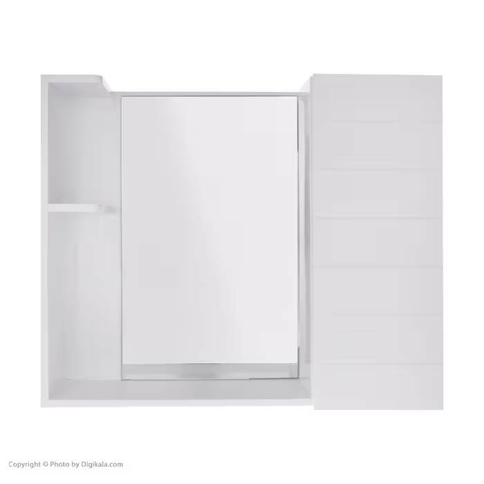 ست آینه و باکس سرویس بهداشتی مدل دکور چپ