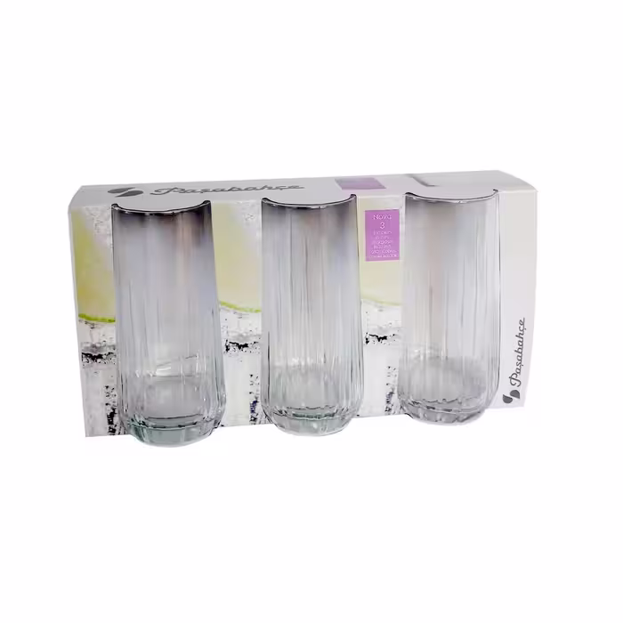 لیوان پاشاباغچه مدل Nova کد 420695 بسته 3 عددی