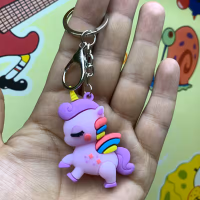 جاکلیدی مدل سیلیکونی طرح اسب تک شاخ