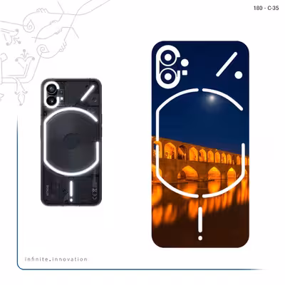 برچسب پوششی ماهوت مدل Si_o_Se_Pol مناسب برای گوشی موبایل ناتینگ Phone 1