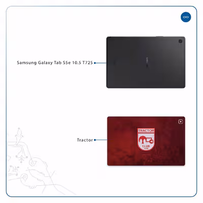 برچسب پوششی ماهوت مدل Tractor مناسب برای تبلت سامسونگ Galaxy Tab S5e 10.5 2019 T725