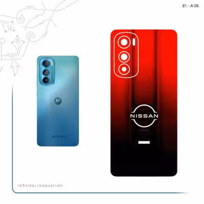 برچسب پوششی ماهوت مدل Nissan_Logo مناسب برای گوشی موبایل موتورولا Edge 30