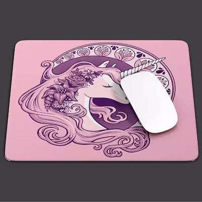 ماوس پد آی تمر مدل یونیکورن کد 220