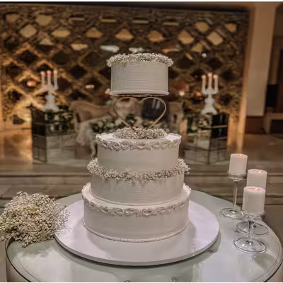 استراکچر تزیین کیک به گز مدل قلب