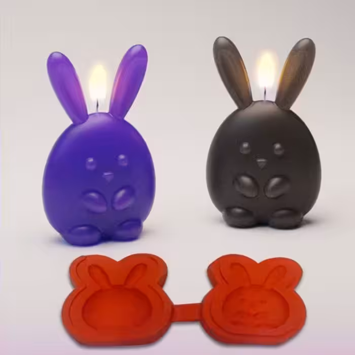 قالب فوندانت مدل خرگوش فانتزی سه بعدی