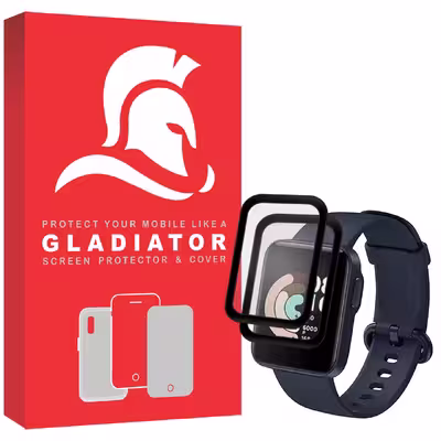محافظ صفحه نمایش گلادیاتور مدل GWP2000 مناسب برای ساعت هوشمند شیائومی Redmi Watch بسته دو عددی