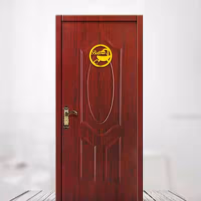 آینه پلکسی گلس دکوماتوس طرح شاه پسند مدل IND103 بسته 2 عددی