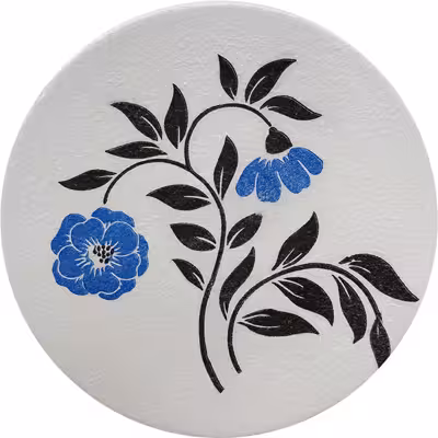 بشقاب دیوارکوب سفالی مدل نقش کد 2 مجموعه 4 عددی