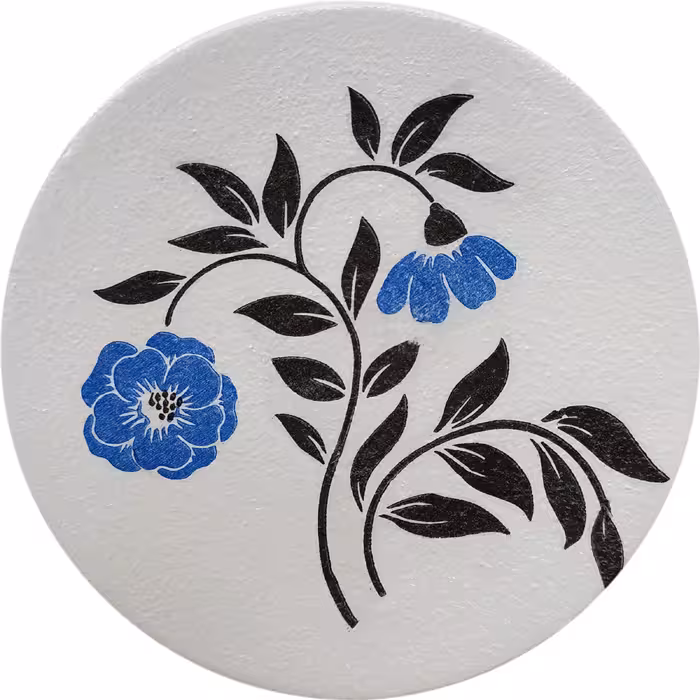 بشقاب دیوارکوب سفالی مدل نقش کد 2 مجموعه 4 عددی