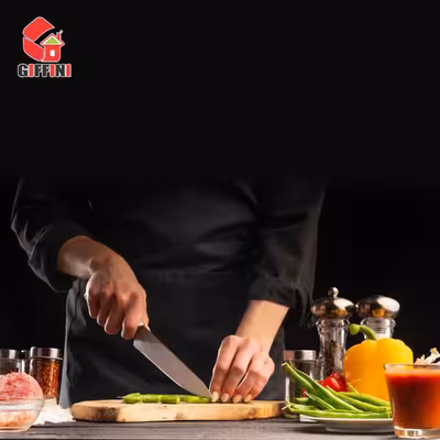 چاقو آشپزخانه جی فی نی مدل GQQ3 مجموعه 3 عددی