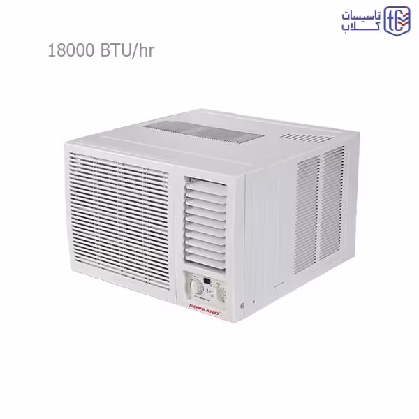 کولر گازی پنجره ای سوپرانو مدل SNO-18CW/TP