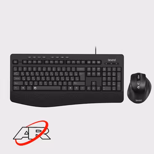 کیبورد و ماوس سیم دار بیاند مدل BMK9200
