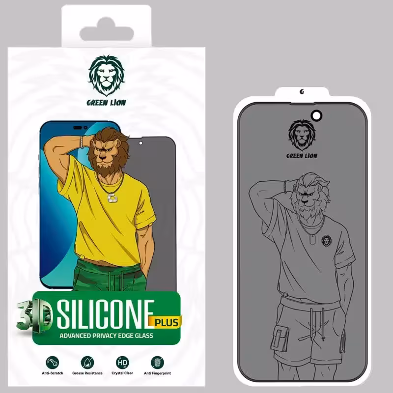 محافظ صفحه نمایش حریم شخصی گرین مدل Silicone-Pry-Plus مناسب برای گوشی موبایل اپل iPhone 13 pro max / 14 Plus