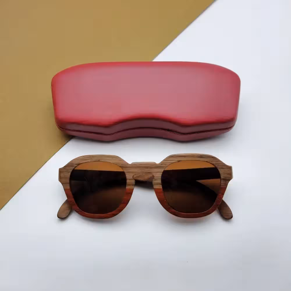 عینک آفتابی چوبی مید وود مدل O097