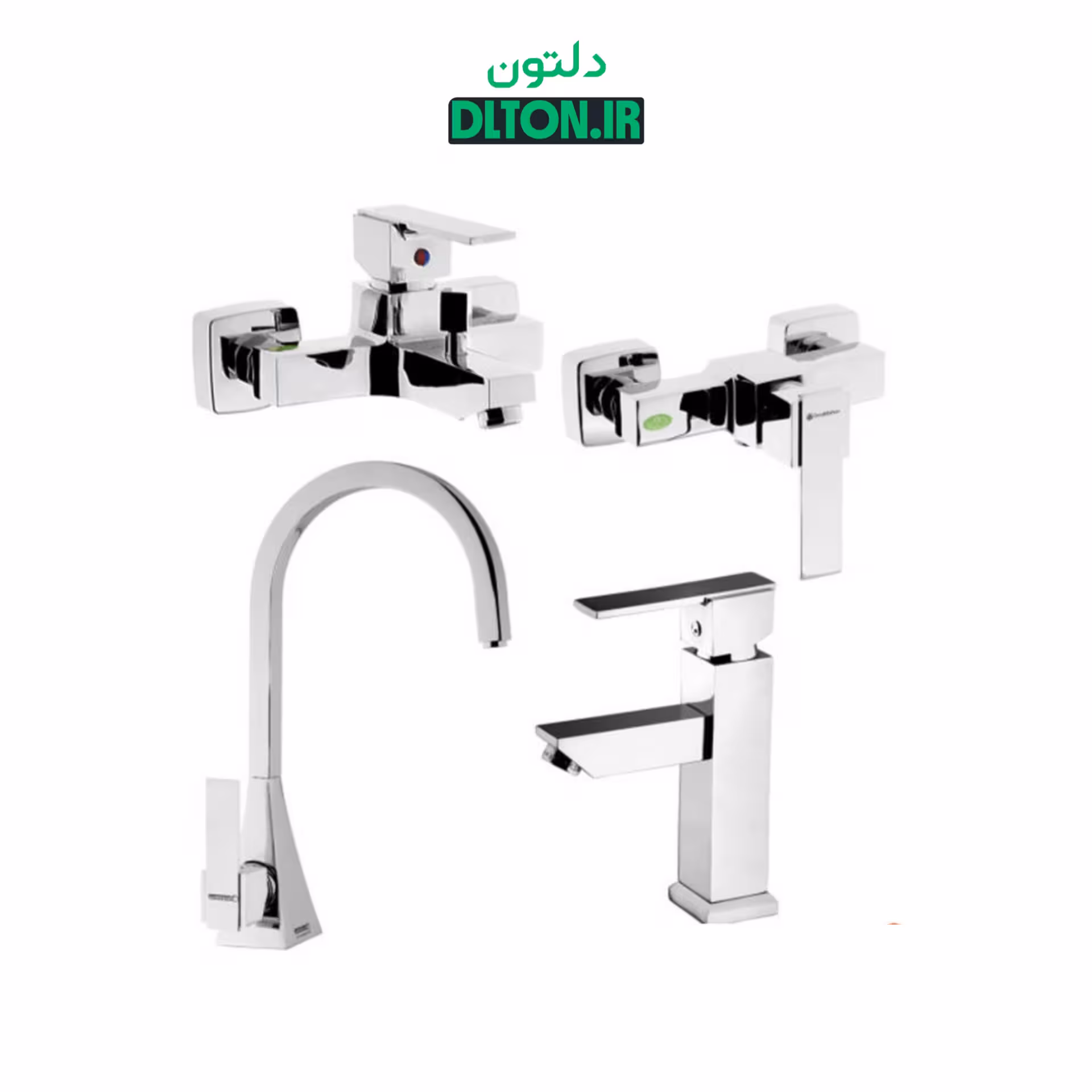 ست شیرآلات درخشان مدل نادیا