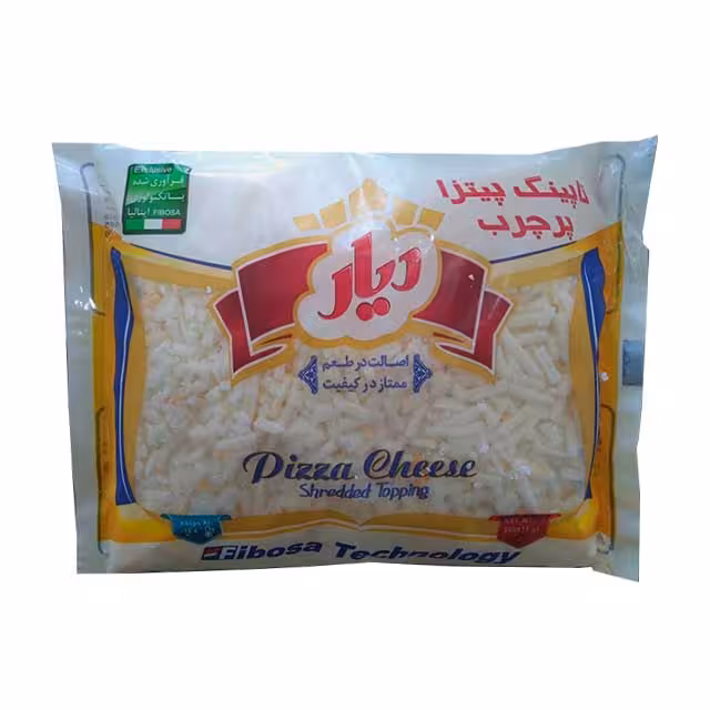 پنیر پیتزا رنده شده دیار 500 گرمی