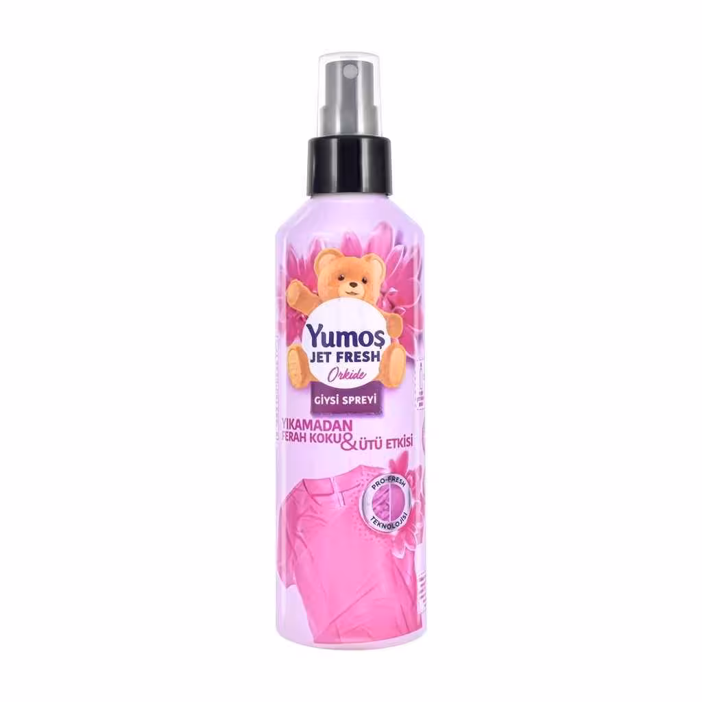 اسپری خوشبو کننده و ضد چروک لباس یوموش با رایحه گل ارکیده حجم 200 میل