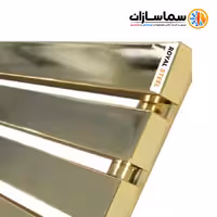 رادیاتور حوله خشک کن استیل رویال فلت روستون کروم براق 9 لول