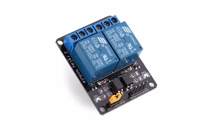 ماژول رله 5 ولت دوکاناله | amazonchi