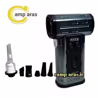 جت فن مکنده شارژی چندکاره چراغ دار کد F034-3 جیبی   - کمپ آراس