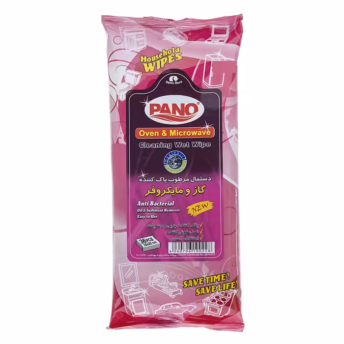 دستمال مرطوب مایکروفر 36 برگی پانو (PANO)