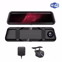 دوربین ثبت وقایع خودرو آینه ای Anytek مدل M12  GPS WiFi با دوربین عقب - ایپکی