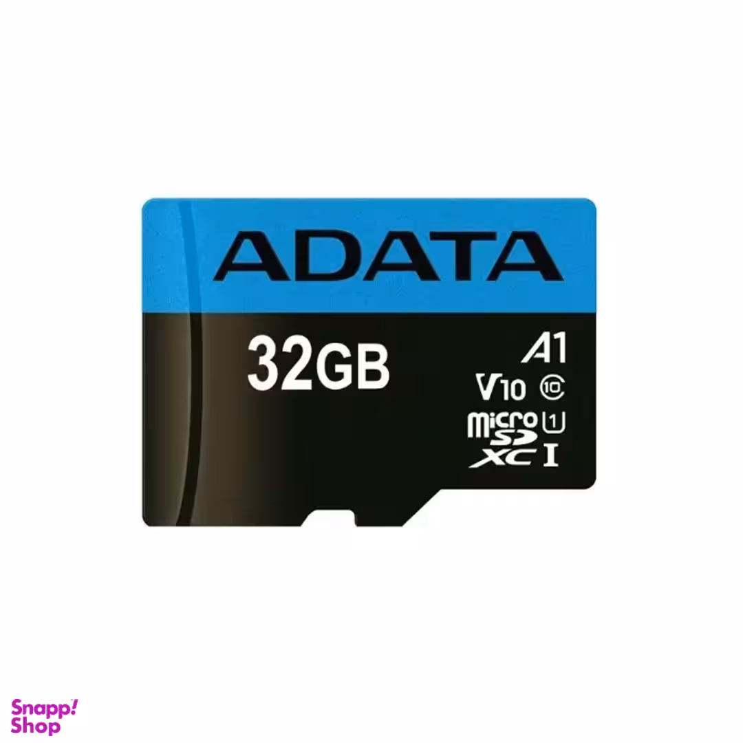 کارت حافظه microSDHC ای دیتا مدل Premier V10 A1 کلاس 10 استاندارد UHS-I سرعت 100MBps ظرفیت 32 گیگابایت