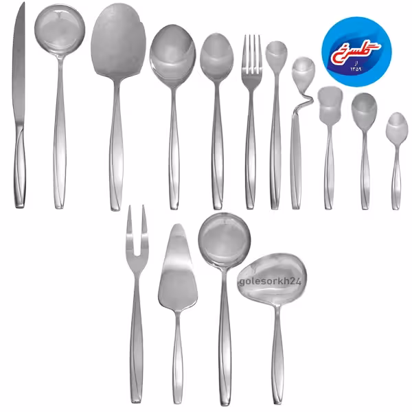 سرویس قاشق و چنگال اس جی 143پارچه مدل157 مات
