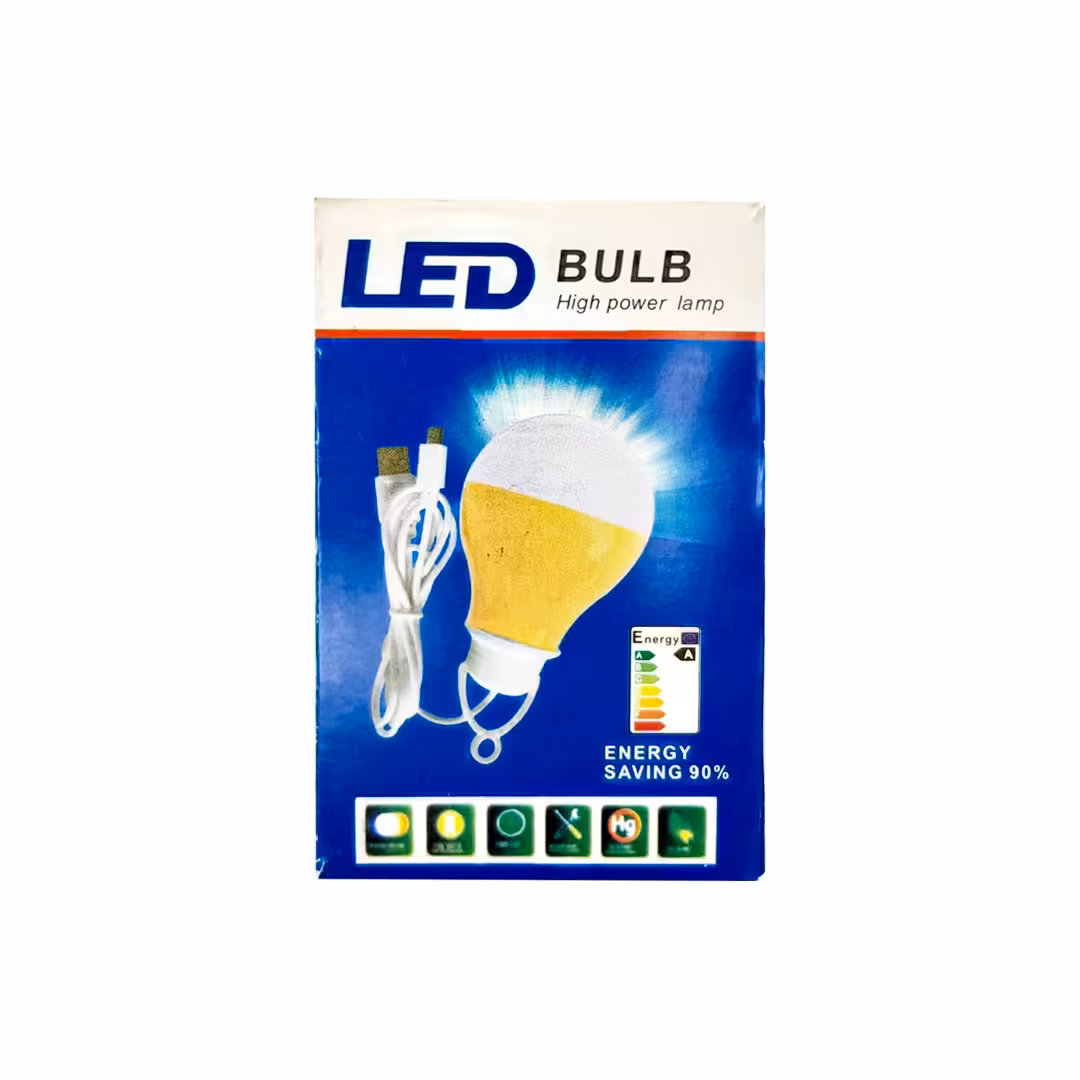 لامپ حبابی LED  کابل دار  ( فاقد گارانتی )