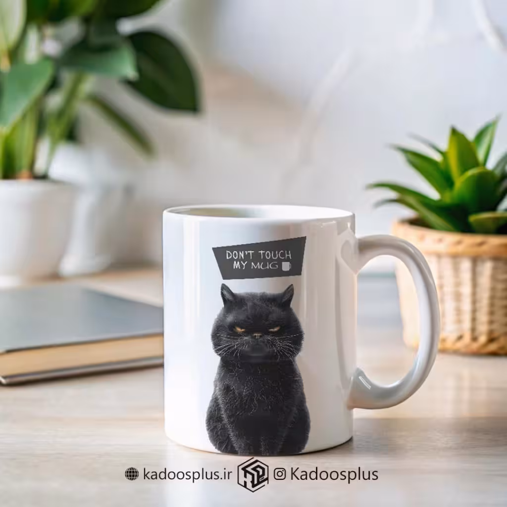 ماگ با طرح گربه