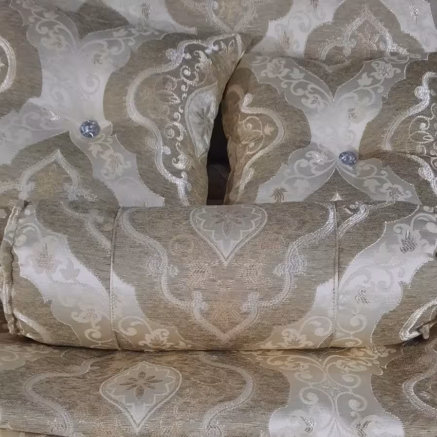 روتختی دونفره 10 تیکه جنس مخمل شانل تک گل نسکافه ای جدید