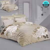 سرویس لحاف روتختی 2 نفره چاپی تنسل برند ترکاز(Turkaz) کد 2111