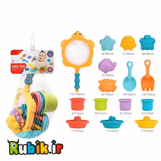 ست اسباب بازی ساحلی 15 عددی HE0216