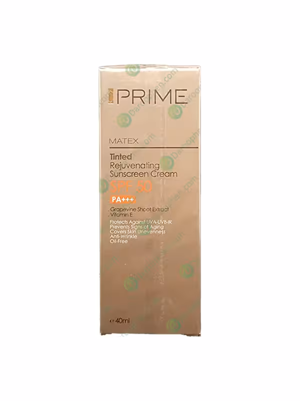 کرم ضد آفتاب جوان کننده پریم رنگی – Prime Rejuvenating Sunscreen Cream SPF50