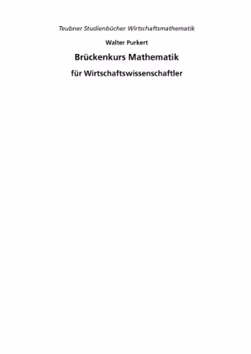 خرید و دانلود نسخه کامل کتاب Brueckenkurs Mathematik