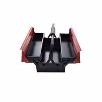 جعبه ابزار فلزی 35 سانت دو طبقه EMEST