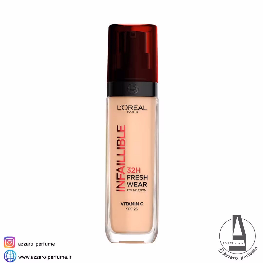 کرم پودر اورال 32 ساعته شماره 110 مدل INFAILLIBLE Fresh Wear رنگ COOL UNDERTONE حجم 30 میل